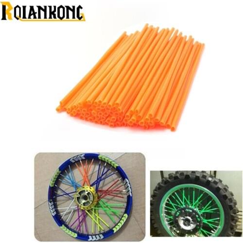 ONE Set of Dirt Bike Enduro Off Road Wheel Rim Spoke Shrouds Skins Cover For CR YZ RM KX 80 125 250 500 CRF YZF RMZ KXF