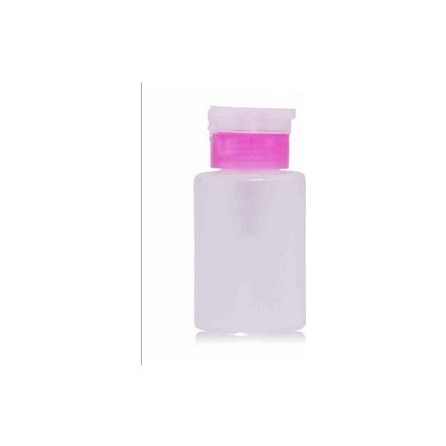 Empty Pump Dispenser Nail Polish Liquid Alcohol Remover Cleaner Bottle Nail Art Tools