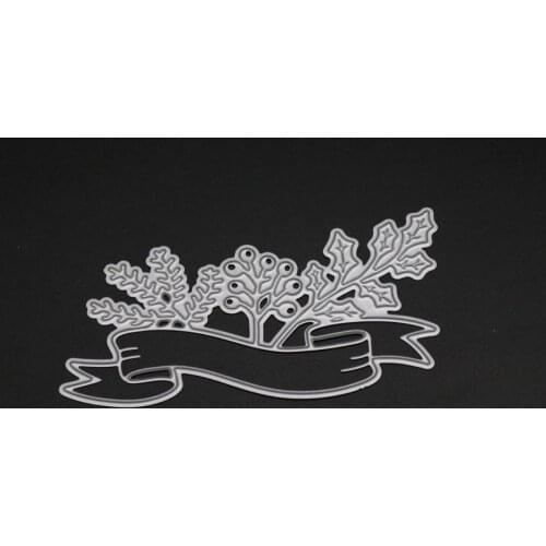ZhuoAng Red ribbon Cutting Dies for Card Making DIY Scrapbooking Photo Album Decoretive Embossing Stencial