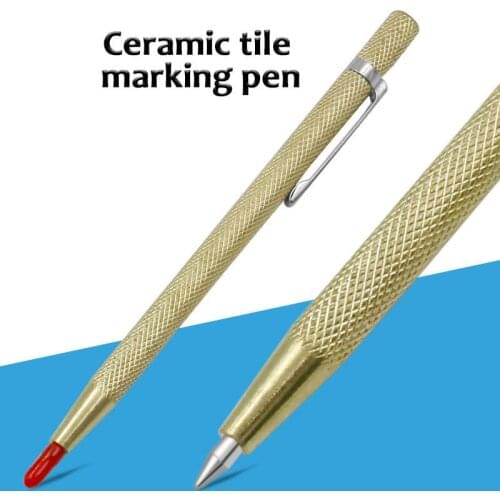 1PCS Hand Tool Tungsten Carbide Tip Alloy Lettering Pen Engraving Pen For Glass Ceramic Metal Carving Scriber Pen