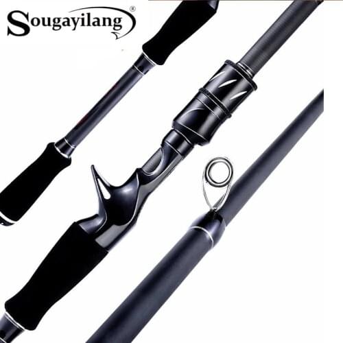 Sougayilang Fishing Rod High Quality Carbon Fiber Telescopic Fishing Pole 5-10LB Spinning/Casting Rod Float Fishing Fishing Tool