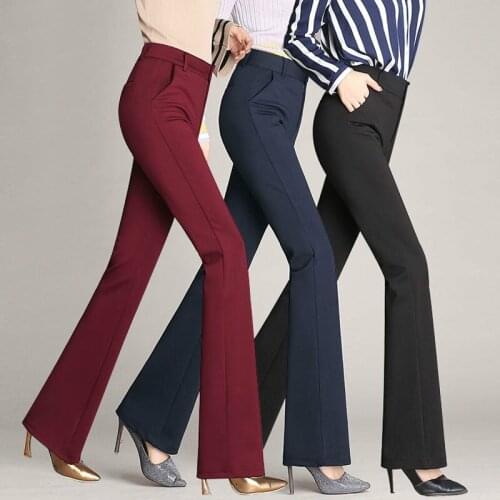 SHSHDHZX Women's Flared Trousers