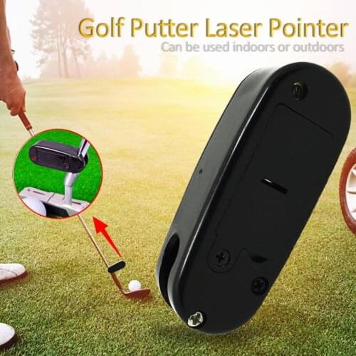 Creativity Mini Black Golf Putter Laser Pointer Putting Training Aim Line Corrector Improve Aid Tool Golf Practice Accessories