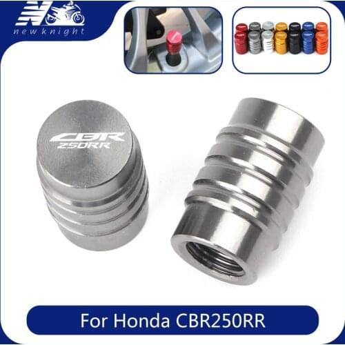 2 Pcs With Logo for Honda CBR250RR All Year Motorcycle Accessories CNC Aluminum Tire Valve Caps Wheel Stem Air Airtight Covers