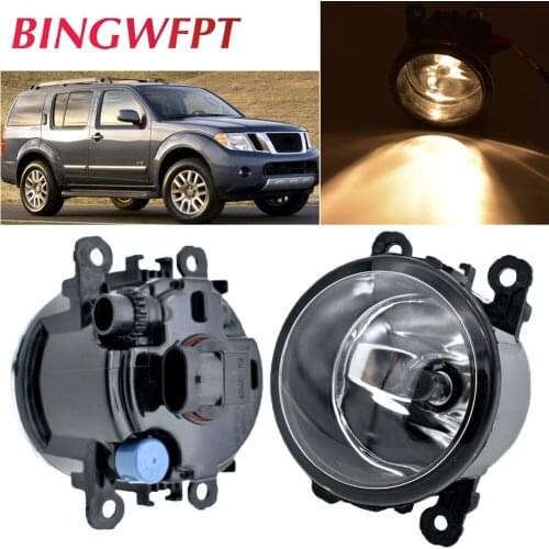 2 X Car H11 LED Fog Light Daytime Running Light For Nissan Pathfinder Closed Off-Road Vehicle R51 2005-2012