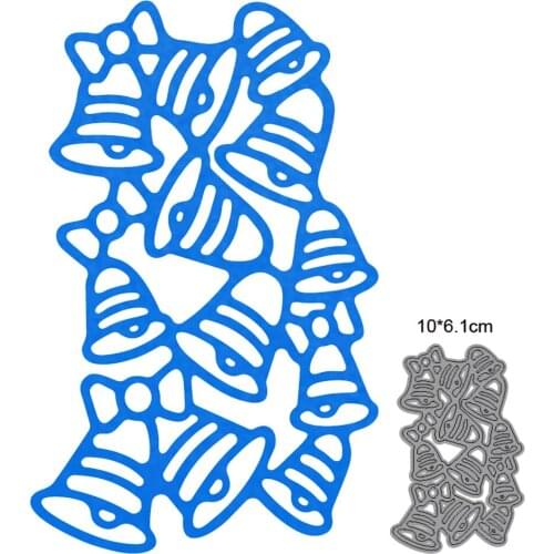 2021 new cutting dies Christmas Bell metal cutting dies cut die mold Scrapbook paper craft knife mould blade punch stencils dies