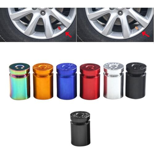 4 Pieces Car Bike Bicycle Aluminum Wheel Tire Stem Valve Caps