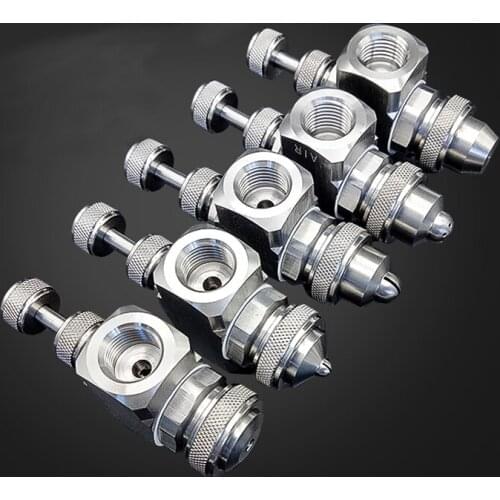 5pcs/lot) free shipping ! 1/4'' adjustable flow rate ss304 Air atomizing nozzle,6 styles,Sprayers,Watering Kits