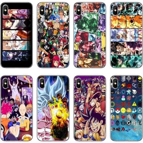 Anime crossover Mobile Phone Case For Samsung Galaxy Note 10 9 8 5 4 S10E S10 Lite S9 S8 S7 S6 Edge Plus S5 S4 Mini