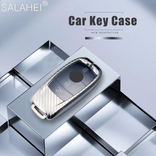 Zinc Alloy+TPU Car Key Cover Full Case Shell Bag Protective For Mercedes Benz 2017 E Class W213 2018 S Class Accessories Styling