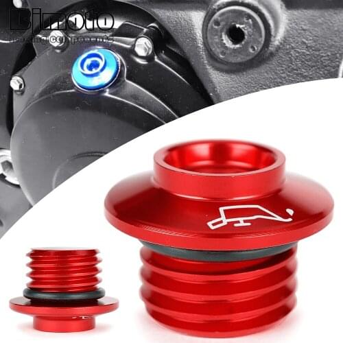 CNC Aluminum Motorcycle Engine Oil Plug M20*2.5 For YAMAHA MT-09 SP TRACER GT NIKEN 2018-2019 T-MAX 530 DX SX XSR900 NIKEN