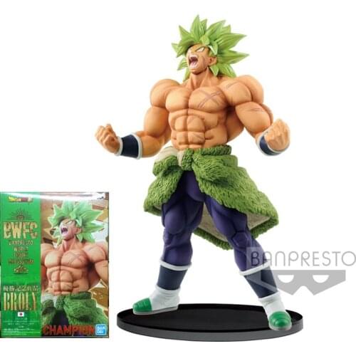 Bandai Dragon Ball Anime Figure BANPRESTO Dragon Ball Super Tenkaichi Budokai 2 Broli Special Edition Genuine Model Children Toy