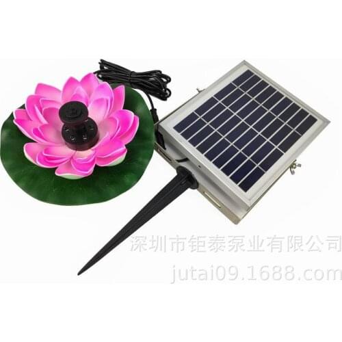 Solar lotus fountain outdoor garden fountain solar fountain pump solar powered fountain pump garden decoration outdoor