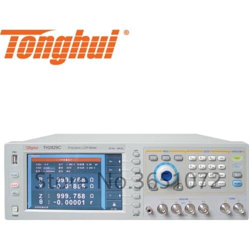 TH2829C RLC Meter Digital LCR Bridge 20Hz-1MHz Capacitance Test Instrument