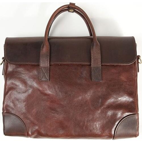 KM6006 2021 New Original Handmade Retro Casual Bag Mens Handbag First Layer Cowhide Diagonal Leather Briefcase