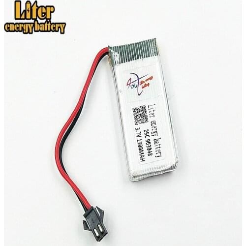 3.7V 1300mAH Lipo Battery For Remote Control Helicopter batteries 3.7V 1300mah lipo battery SM plug Li-po battery 903048 25c