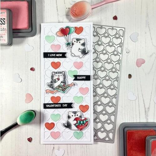 Love Heart Metal Cutting Dies Stencils for DIY Scrapbooking/photo album Decorative Embossing DIY Paper Cards
