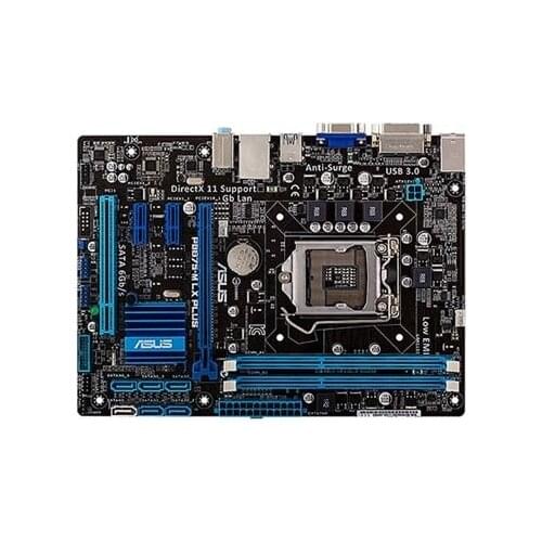 Used ASUS P8B75-M LX PLUS DDR3 LGA 1155 USB3.0 SATA3 B75 Desktop motherborad
