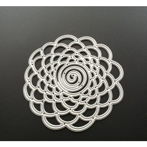 Metal round flower Cutting Dies Stencils for DIY Scrapbooking photo album Decorative Embossing DIY Paper Cards