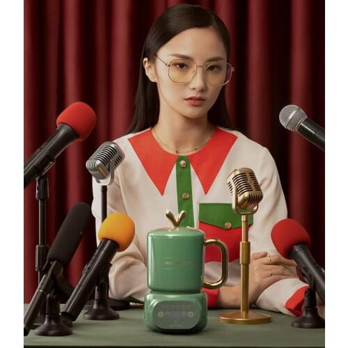 Mini microcomputer temperature control reservation heating tea porridge hot milk office artifact health cup J05