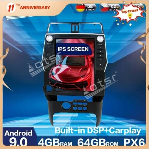 Android 9 Multimedia Player for TOYOTA Prado 2018 2019 2020 Car Radio Auto GPS Navigation 4G+64GB DSP carplay WIFI BT Head Unit