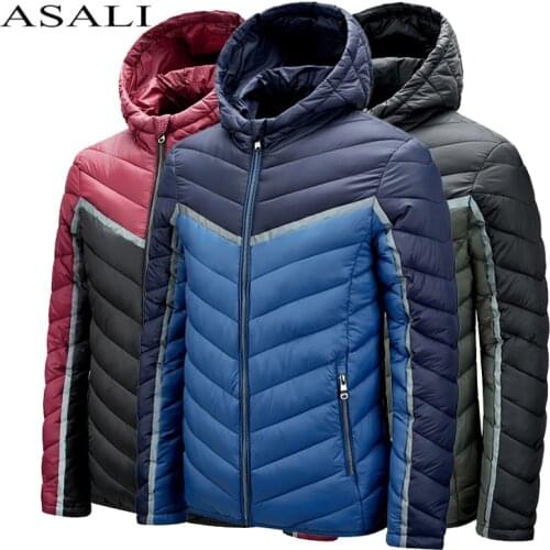 Men 2021 Winter Brand New Casual Warm Thick Waterproof Jacket Parkas Coat Men New Autumn Outwear Windproof Hat Parkas Jacket Men