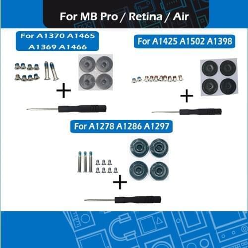2010-2015 New bottom case screws set for Macbook Pro A1278 A1286 A1297 Retina A1425 A1502 A1398 Air A1369 A1466 A1370 A1465