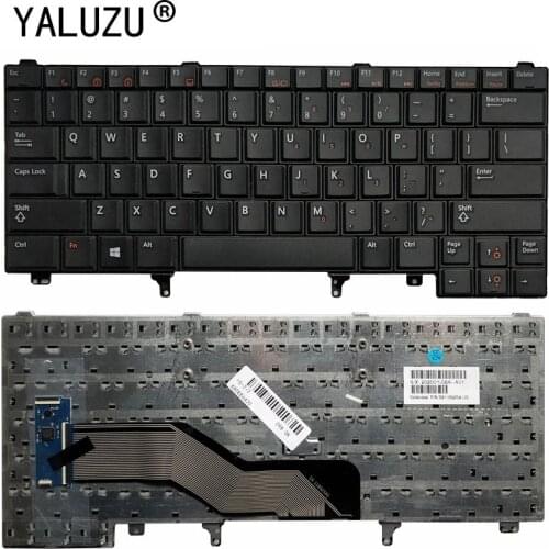 YALUZU New US keyboard for Dell Latitude E5420 E5430 E6320 E6330 E6430 English without Point Stick