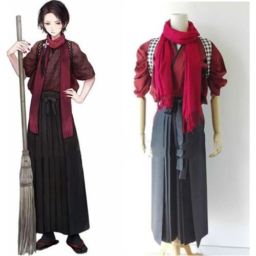 New Touken Ranbu Kashuu Kiyomitsu Kimono Cosplay Costume Casual Clothing Unisex Cosplay Halloween Full Suits Kimono Clothes