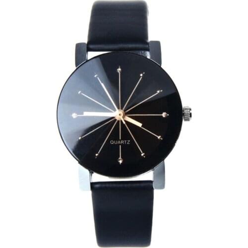 New Attractive High quality New Arrival women Quartz Dial Clock Leather Wrist Watch Round Case fashion womens sports Watches
