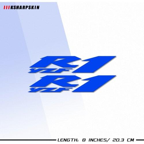 New Motorcycle reflective fuel wheels fairing portable luggage helmet stickers sign decoration Decals For YAMAHA YZF R1