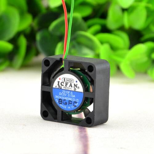 New original 2510F-5 2PIN 2.5cm fan 5v 0.13A mini-notebook cooling fan