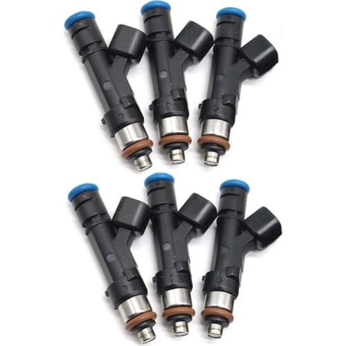 OEM # 0280158119 81211131 04861667AA Fuel Injectors 6PCS for Chrysler Town & Country for Dodge Grand Caravan for Jeep 3.3L 3.8L
