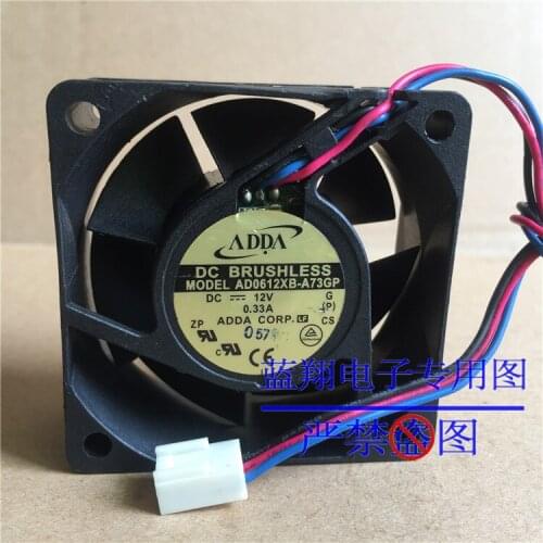 ADDA AD0612XB-A73GP DC 12V 0.33A 60x60x25mm 3-wire Server Cooling Fan