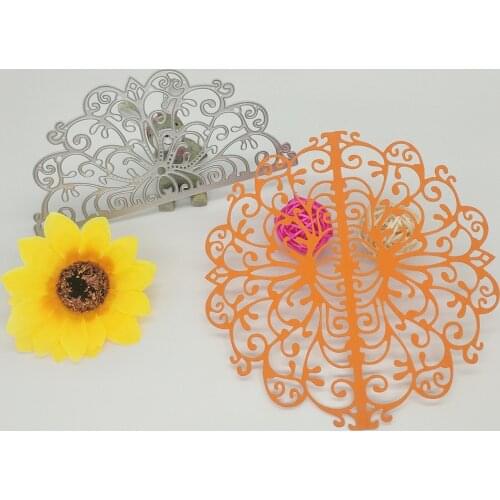 Semicircle hollow lace photo album metal cutting mold, scrapbook, photo frame, photo album decoration, DIY handmade art