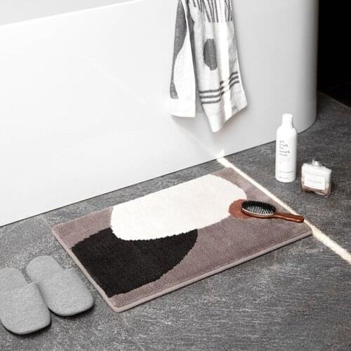 Scandi Bathroom Mat Anti-Slip Entrance Carpet Area Rugs Kitchen Rug Floor Mats Nordic Welcome Door Mat Home Room Decoration