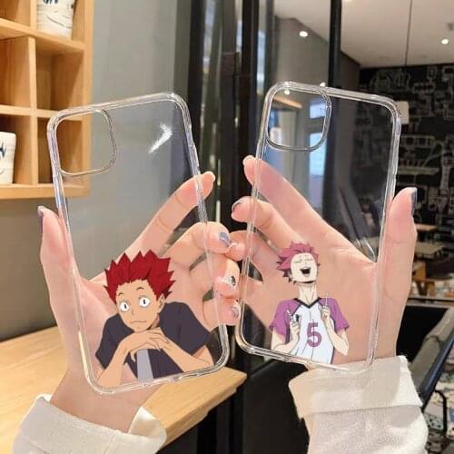 Tendo Satori Haikyuu volleyball anime Phone Case Transparent soft For iphone 5 5s 5c se 6 6s 7 8 11 12 plus mini x xs xr pro max