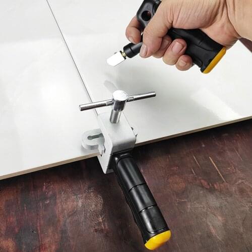 Hand Held Glass Tile Cutter Black Handle Glass Tile Opener High Quality Multifunctional Cutter