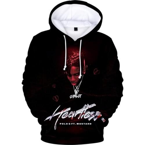 2021 Rapper Polo G Hoodie Spring Men/Women 3D Print Sweatshirt New Hip Hop Hoodies Casual Hot Sale Pullover Oversized