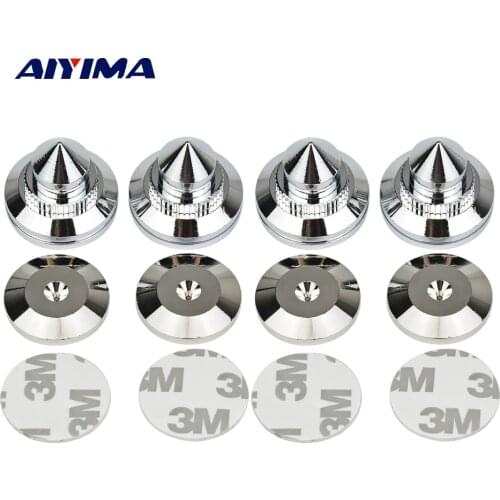 AIYIMA 4 Pair Portable Speaker Spikes Speakers Stand Repair Parts DIY Universal Fever Audio Speaker Shock Nails Pads Accessories