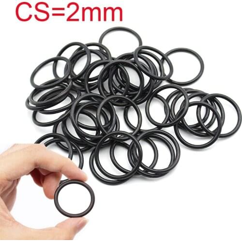 0PC/lot Rubber Ring NBR Sealing O Ring OD5/5.5/6/6.5/7/8/8.5/9/10/10.5/11/11.5/12/13*2mm Nitrile O-Ring Seal Gasket Oil Washer