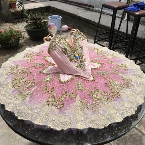 High Quality Professional Tutu Custom Size Kids Girls Performance Classic Sleeping Beauty Ballet Tutu Costumes BT2068