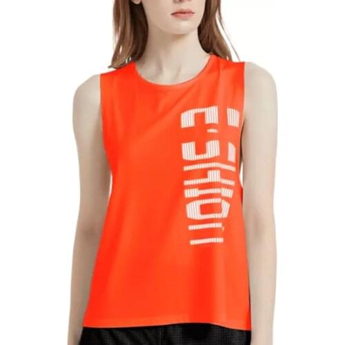 Women Sleeveless shirt tank vest Fitness yoga Vest Running Loose training Sleeveless Crop Top Sport singlet women Tank tops