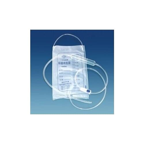 1pcs 1000ml intestine rinse bag coffee enema rinse bag Disposable enema rinser spa detoxification bowel pack constipation plasti