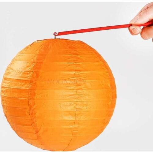 8pcs White paper lanterns handmade childrens painting graffiti painted nursery New Year holiday decorations Charm