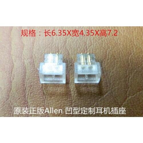 Free shipping 2 Pins Female Plug For Westone W4R UM3X UE18 Earphone Upgrade Cable Pins 10pcs 5pair