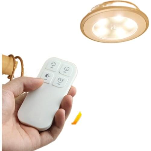 Wireless remote sensors mounted night light led spotlight rechargeable batteries can be attached to the kitchen wall cupboard Ce