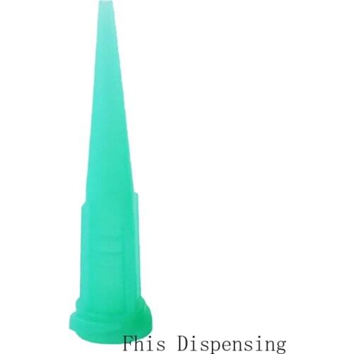 18G Tapered Needle Dispense Tips Plastic Conical Fluid Smoothflow Pack of 50