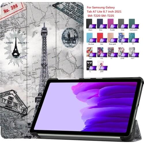 For Samsung Galaxy Tab A7 lite 8.7 2021 SM-T220 T225 Case Magnetic Folding Smart Cover Funda Tablet for Samsung Tab A7 lite 8.7