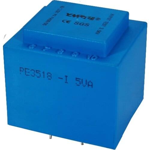 YHDC PE3518-I Power 5VA Input 220V Output 12V Encapsulated transformer PCB Welding isolation transformer